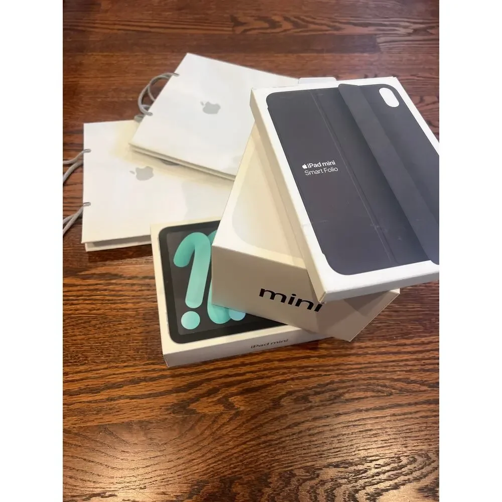Empty Apple Packaging Lot Mac Mini Box iPad Mini Box Smart Folio Bag ONLY